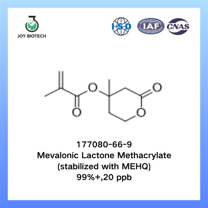 Mevalonic Lactone Methacrylate (estabilize ak MEHQ) CAS NO 177080-66-9